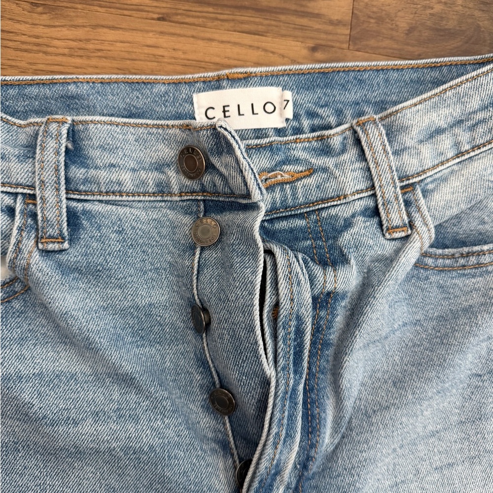 Cello Light Blue Distressed Women Jeans - Picture 2 of 2